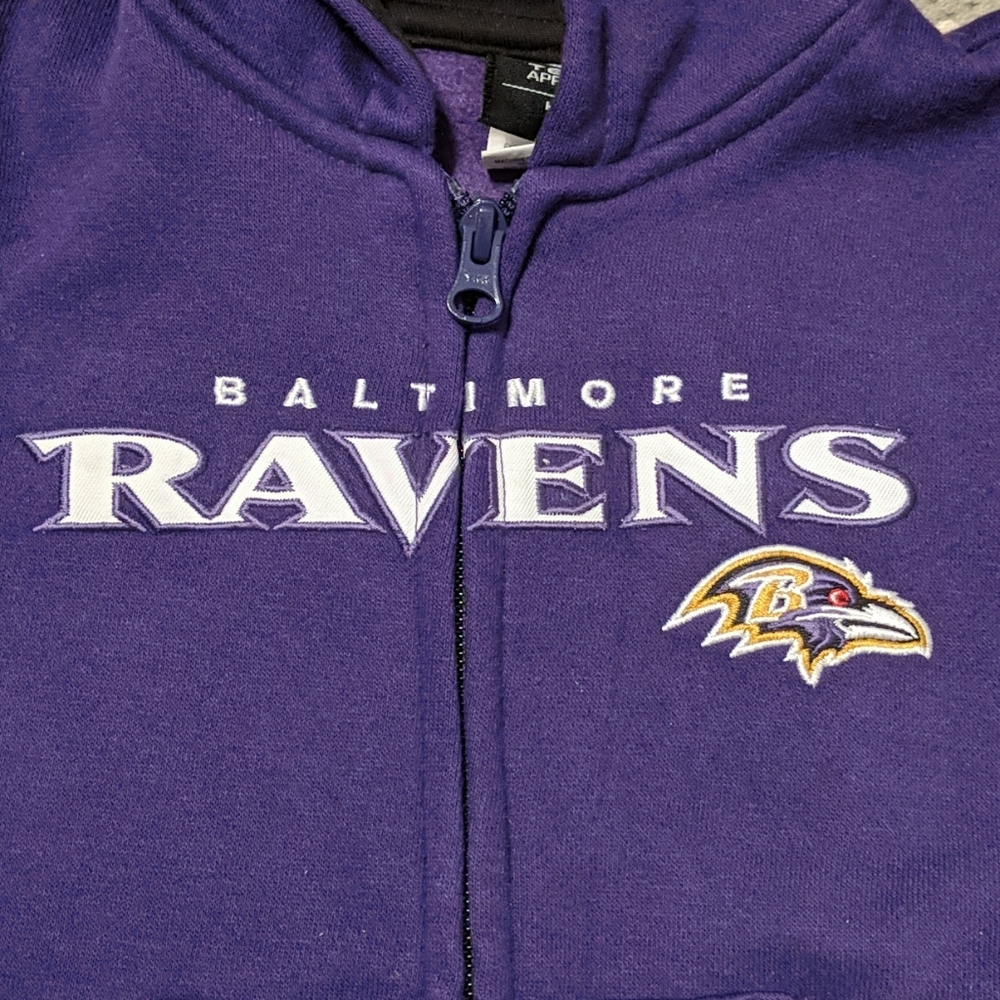 Baltimore Ravens zip up sweatshirt - Picture 2 of 3